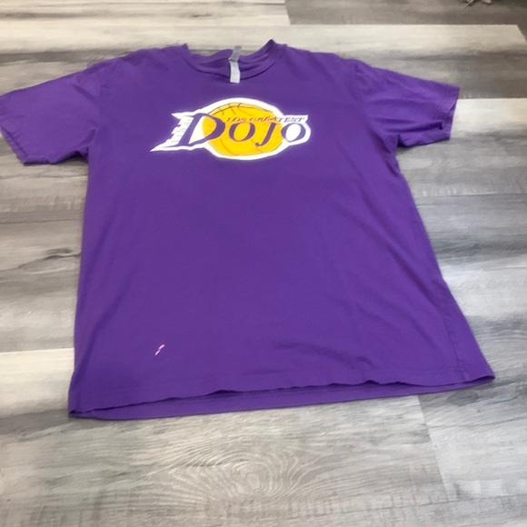 Los Greatest DOJO Los Angeles Lakers Kobe LA size large tee shirt rare The 1 - Picture 1 of 4